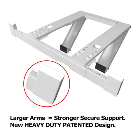 Heavy Duty No-Drill Window AC Bracket For Apartments Holds Up To 200 Lbs, Easy Install, Safe Mount For 27-38 Inch Windows