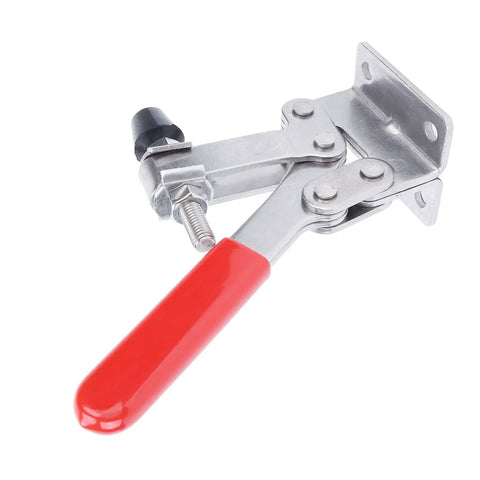 Horizontal Toggle Clamp Stainless Steel 500 Lb Holding Capacity For Welding And Positioning With Arrow Storage Case Pro Grade Heavy Duty