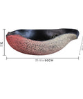 Bathroom Vessel Sink Chinese Style Art Basin Above Counter Basin Hotel Creativity Bathroom Sink Above Counter Bathroom Vessel Vanity Sink With Faucet in unique curved shape, 60CM size.