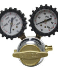 Patriot Series Oxygen Regulator With A Outlet Connection And 540 CGA Inlet For Welding And Cutting Jobs, close-up gauges