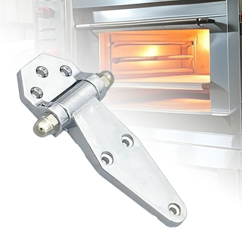 Heavy Duty Refrigerator Door Hinge In Zinc Alloy Smooth Pivot Ultra Durable And Easy To Install Rust Resistant Secure Fit For Standard Fridge Doors And Barn Chassis Perfect Kitchen Upgrade For Long Lasting Fridge Access. Zinc alloy hinge for fridge door, silver, 14.5x4.8 cm, 7 mm