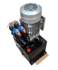 Badass Heavy Duty Hydraulic Power Unit With 4KW Motor And 380V Pump for Industrial Stations, featuring copper coils and valves.