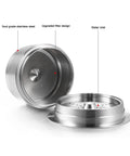 Premium Reusable Stainless Steel Coffee Filter Pods For Drip Machines with upgraded filter design and water inlet.