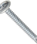 Top Shelf Heavy Duty Zinc Plated Steel Self Drilling Screw with Modified Truss Head, 1/2 inch length for home improvement projects.