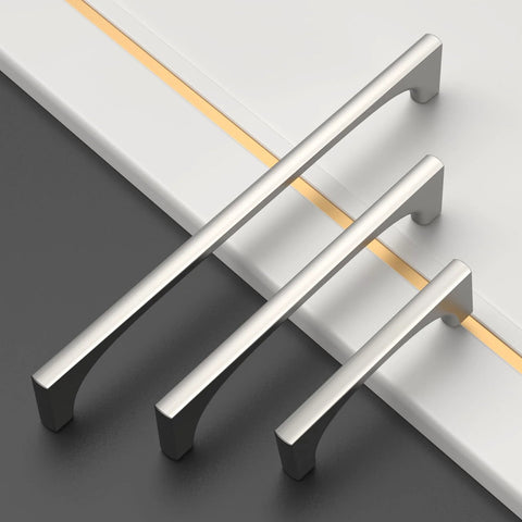10 Pack 5 Inch Brushed Satin Nickel Cabinet Pulls For Cupboards And Drawers Heavy Duty Metal Kitchen Cabinet Hardware