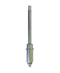 LockNLube recessed fitting adapter, Amazon brand, silver metal shaft with compact lower connector