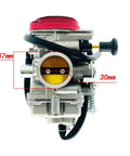 Front view of Carburetor Fuel Hose Filter For MV30 JS250 ATV250 PD30 Banshee 350 Pull Cord Motorcycle with dimensions