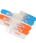 10 Pack Lever Wire Nut Connectors 2 In 4 Out Quick Wiring Connector Set 0.5 To 6mm² Copper Conductor 41A 450V Splice Kit