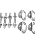 Beefed Up Heavy Duty Climbing Hangers Set Of 4 Stainless Steel Anchors With Expansion Design For High Load Carrying Capacity
