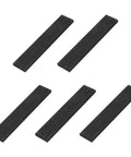 Pack of 5 Heavy Duty Rectangle Graphite Block Set 100X20X4mm High Purity Graphite Electrodes Plates Sheets for metal melting.