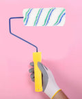 Top Shelf Paint Roller With Removable Sleeve For Smooth As Butter Wall And Ceiling Coat Zero Grind Handle in hand.