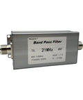 200W Shortwave Band Pass Filter With LC Design, M-Female Connector, High Isolation Ham Radio Antenna Filter for 21MHz