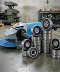 608-2RS Deep Groove Ball Bearing 24 Pack ABEC 5 C3 Precision Industrial Grade in workshop with grinder