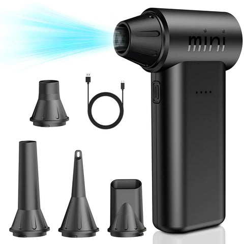 Electric Air Duster Turbo 150000 RPM With Three Gear Adjustable Mini Blower and accessories for cleaning electronics