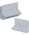 20 Pack Heavy Duty L Angle Corner Braces 16 Gauge Steel Joist Connectors Pre Drilled Holes for woodworking use