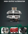 Drop In 120 Amp Alternator Replacement Fits Acura ILX 2013 2015 Civic 2012 2015 CRV 2012 2014 2.4L L4 2354cc 12V CW Pulley S7