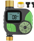 Easy To Use Programmable Sprinkler Timer For Garden Hose With Brass Inlet And Outlet Rain Delay And Auto Or Manual Irrigation