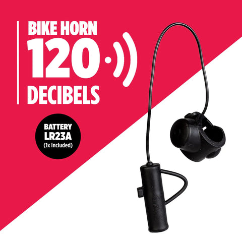 120dB Electric Bike Horn For Mountain And Road Bikes And Scooters, Waterproof Handlebar Bell with LR23A Battery
