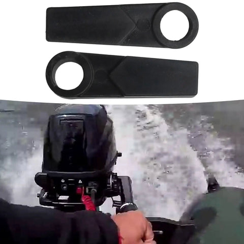2 Pcs Boat Motor Remote Control Cable End Replacement For Outboard Engines From 6HP To 300HP 1984-2012 Replaces 6E5-48344-00 Marine Grade Plastic Construction Built Tough Easy Install Saltwater Ready