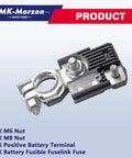 18790 01318 Heavy Duty 150 Amp Battery Fuse And Positive Terminal Fusible Replacement Link Compatible With Hyundai Kia, including nuts.