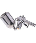Heavy Duty Pneumatic Spray Gun With Secure Hopper And Ergonomic Grip Lay Down Killer Water Based Finish For Auto Repair And Shop Projects, 400Ml airbrush atomizer tool.