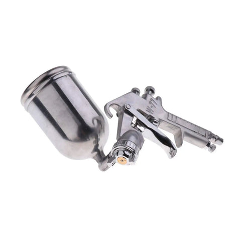 Heavy Duty Pneumatic Spray Gun With Secure Hopper And Ergonomic Grip Lay Down Killer Water Based Finish For Auto Repair And Shop Projects, 400Ml airbrush atomizer tool.