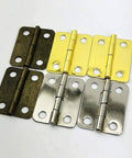 Thicker Design Wooden Box Hinges For Tea Boxes And Small Cabinets Modern Mini Hinges Assorted Finishes