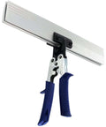 15 Inch Straight Sheet Metal Seamer With Quick Change Blades, heavy duty, made in USA, blue grips, seamer tool with forged brackets