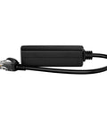 Check Out This Adnet 48V To 24V Passive PoE Converter Inline Adapter With Rj45 Male Female Ends, black, compact design for network devices.