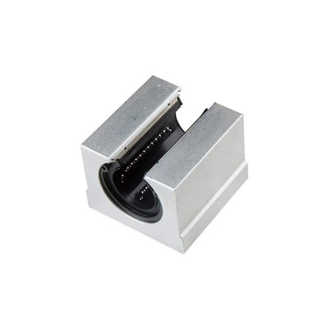 Close-up of SBR12UU bearing from 12mm SBR12 Linear Rail Kit With 2x SBR12UU Bearings For DIY CNC Routers, Precision Linear Guide System