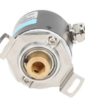 Close-up of Half Hollow Shaft Incremental Encoder for 3 Phase Motors 6mm Shaft DC 5 24V Switch Encoder Plug and Play Ready