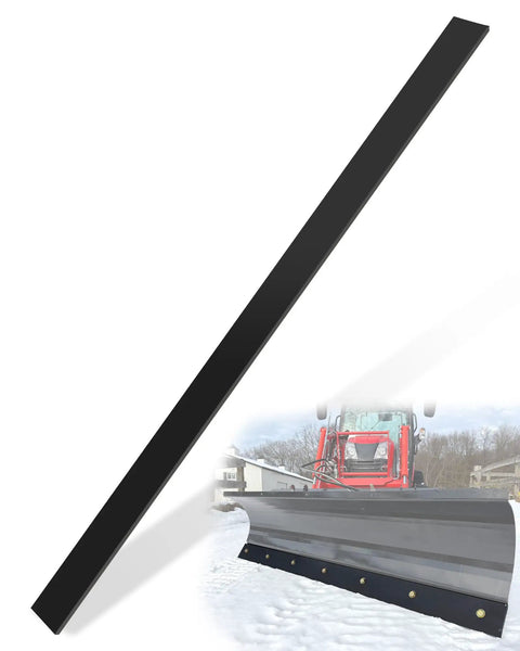 72 Inch Polyurethane Snow Plow Cutting Edge Three Inch Wide One Half Inch Thick Built Tough Replacement Blade on tractor plow