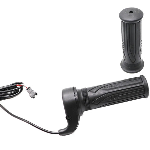 20X Full Twist Throttle For Electric Bikes And Scooters, Right Hand Grip Throttle, 24V To 72V Compatible, 180cm Wire, Fits 22.5mm Handlebars, Easy Install, Smooth Acceleration For E-Bikes And Folding E-Bikes