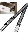 Side Mount Soft Close Drawer Slides 10 Pack Full Extension Ball Bearing Glides For 18 And 20 Inch Drawers Heavy Duty 100 Lb Capacity Black Finish Set Included