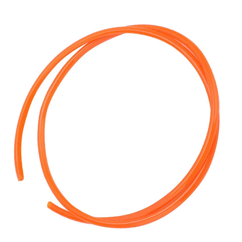 Heavy Duty TPU Air Hose Flexes Like A Champ Built Tough To Handle High Pressure Without Kinking Clear Resilient Tubing orange tubing coiled