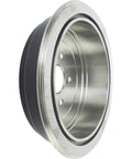 Centric Premium rear brake drum, metal with silver interior and black outer surface for Toyota