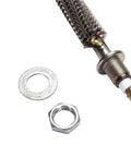 Heavy Duty W Shape Finned Heating Element For Industrial Electric Air Heater 220V 2.5KW SUS304 Stainless Steel with washer and nut included.