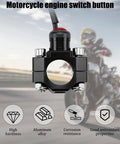 Slick CNC Universal Motorcycle Kill Switch Toggle, rugged aluminum alloy button with mounting plate for dirt bikes and ATVs.