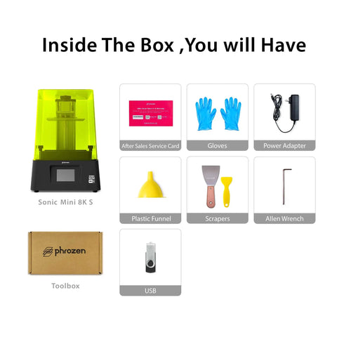 8K Mono Lcd Resin 3D Printer Featuring Tight Twenty Two Micron Xy Resolution And A Beefy Six Point Five By Two Point Eight By Six Point Seven Inch Build Bay For Nailed Miniatures And Collectibles