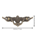 Vintage French Provincial Style Cabinet Pulls 2 Pack Antique Metal Drawer Handles For Dresser, Wardrobe, Cupboard And Kitchen Cabinets