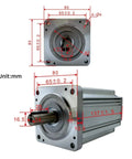 Beefy 16000 RPM 3000W Brushless DC Servo Motor With Adjustable Speed Controller Permanent Magnet 220V DIY CNC Ready