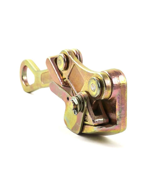Premium Grade Cable Grip And Wire Puller Set To Fix Slack On Overhead Power Lines, heavy duty alloy wire puller with shiny finish.