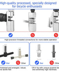 Comparison of Pro Level Bicycle Chain Repair Kit components with high-precision threading for stable operation.