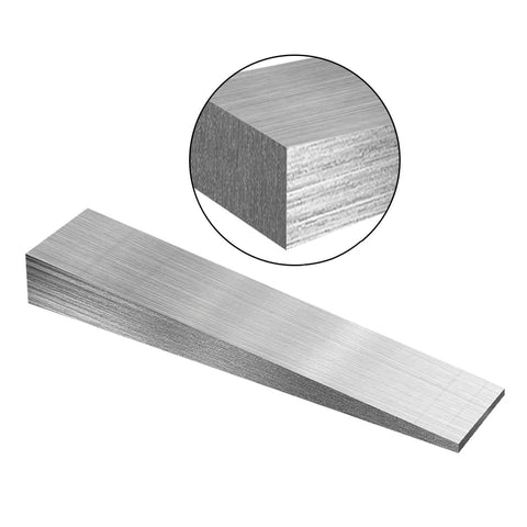 8 Piece Metal Wedge Shim Set For Welding Built To Last, 1/2 In X 3/4 In X 4 In and 4 X 0.8 In X 0.5 In Sizes, Triangle Flange Wedges