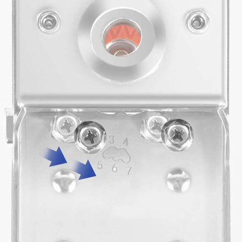 Pro Grade Concealed Door Hinge Jig For Precise Cabinet Door Mounting, showing screws and calibration marks for precise alignment.