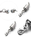Screw Locking Magnetic Necklace Clasp For 6mm Silver Jewelry No Fuss Safety Closure With Built In Magnet Lead And Cadmium Free Brass