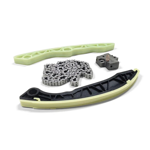 Get Your Ride Running Smooth With This Premium Timing Chain Kit Set Of 4 Perfect For Mitsubishi Lancer Evolution X Models Featuring The Powerful 4B11T Engine Built From High Strength Alloy To Last Longer Than OEM Parts. timing chain kit set of 4 with guides and tensioner for Mitsubishi Lancer Evolution X 4B11T
