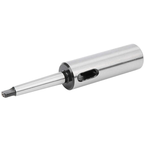 Shop Ready Extra Long MT1 To MT2 Morse Taper Drill Sleeve Reducing Adapter, quenched high-speed steel construction.