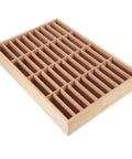 Vintage Wood Jewelry Dish With Integrated Smartphone Stand Multi Compartment Accessory Organizer For Rings And Chains, wooden tray with slots.
