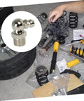 Grease Fitting Kit With Straight Nozzles Nickel Coated Zerk Fittings Assortment For Bearings And Components Easy Install